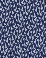 Load image into Gallery viewer, Silk Print Tie in Navy Giraffes