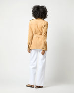 Load image into Gallery viewer, Safari Jacket in Khaki Suede