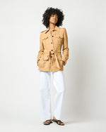 Load image into Gallery viewer, Safari Jacket in Khaki Suede