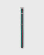 Load image into Gallery viewer, Nato Watch Strap in Green/Red Stripe