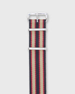 Load image into Gallery viewer, Nato Watch Strap in Black/Yellow/Red Stripe