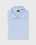 Load image into Gallery viewer, Otto Handmade Sport Shirt in Blue/White Bengal Stripe Cotolino