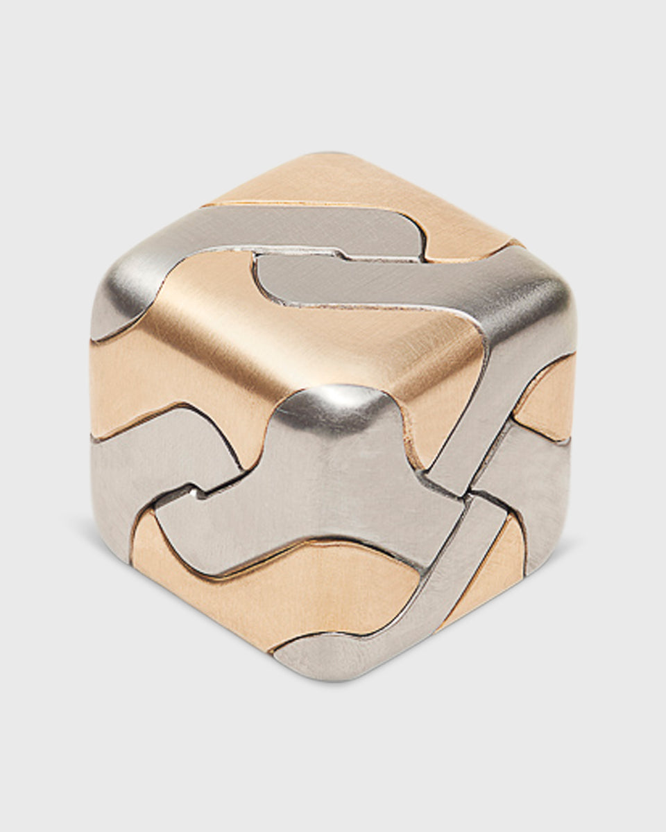 Tycho Puzzle in Brass/Steel | Shop Mashburn