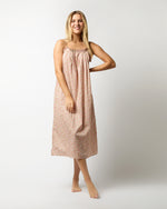 Load image into Gallery viewer, Lena Slip in Pink/Green Hannah Rose Liberty Fabric