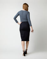 Load image into Gallery viewer, Pull-On Skirt in Indigo Stretch Denim