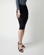 Load image into Gallery viewer, Pull-On Skirt in Indigo Stretch Denim