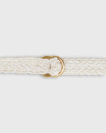 Load image into Gallery viewer, 1" Woven Double O-Ring Belt in Bone Cotton