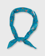 Load image into Gallery viewer, Anyway Scarf in Blue Multi Floribunda Meadow Liberty Fabric