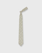 Load image into Gallery viewer, Silk Print Tie in Bone/Lake Green Floral