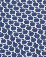 Load image into Gallery viewer, Silk Print Tie in Chalk/Blue Apple