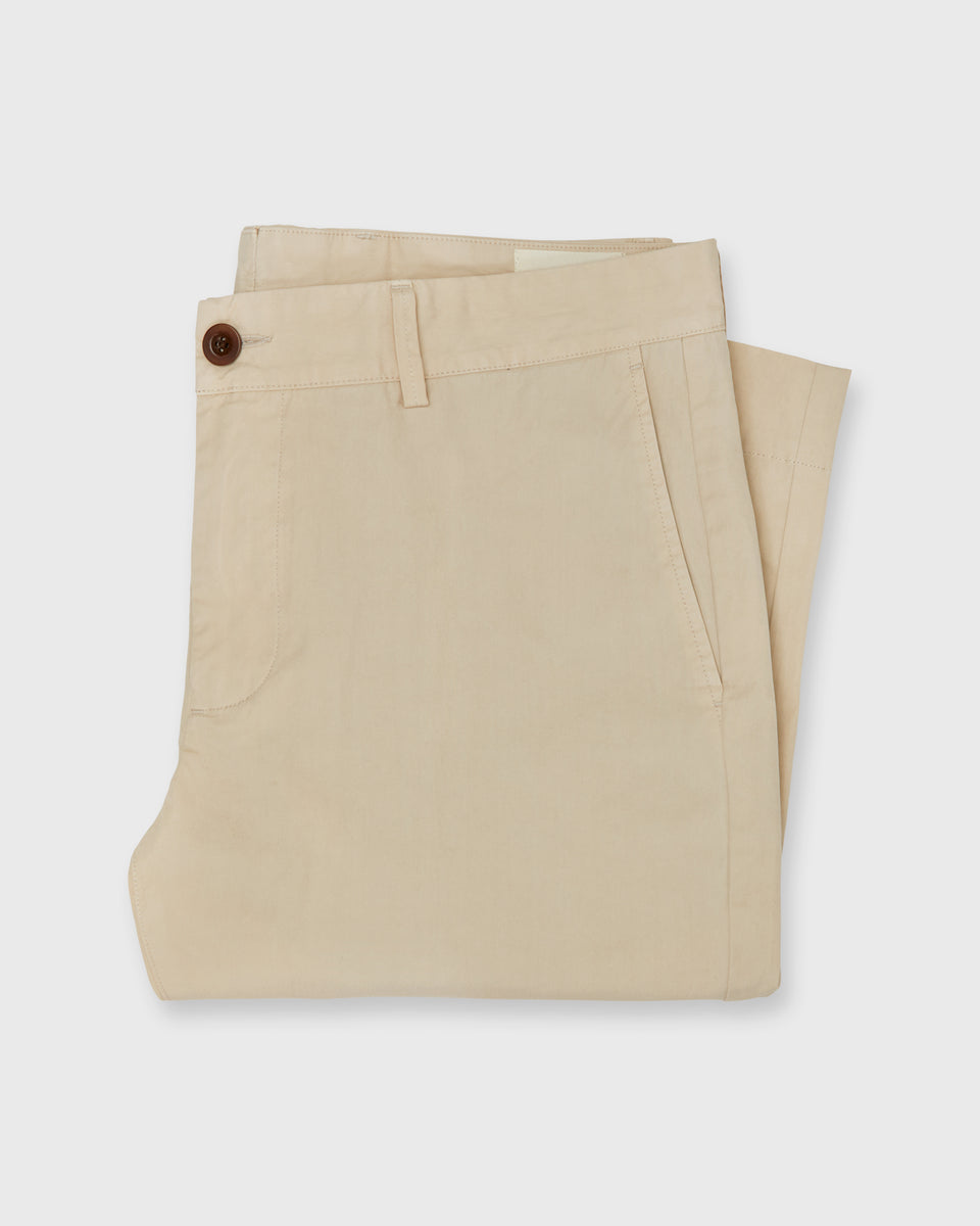 Field Zip Pant in Stone Poplin | Shop Sid Mashburn