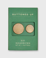 Load image into Gallery viewer, Jacket Button Set in Flat Brass
