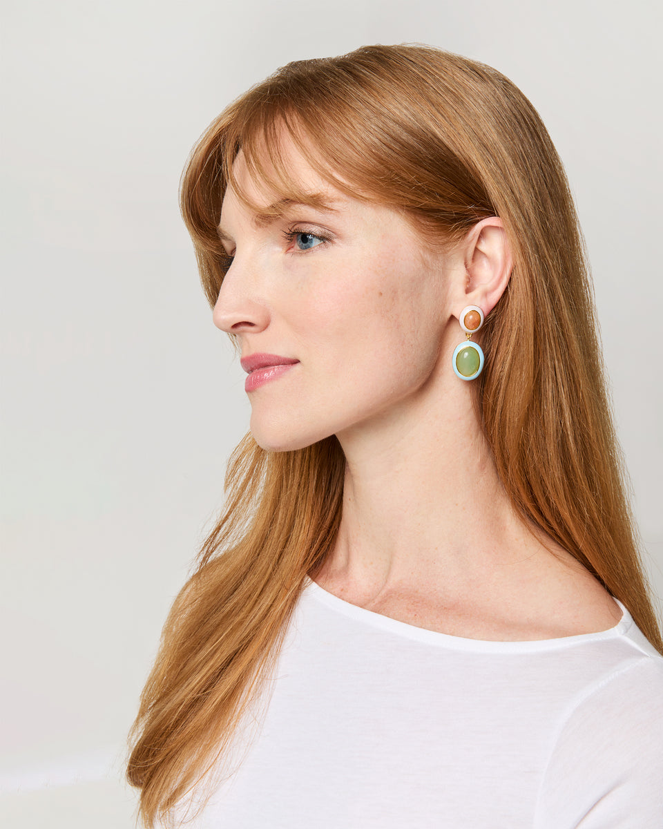 Papaya Earrings in Multi Shop Ann Mashburn