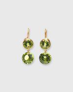 Load image into Gallery viewer, Extra Small Incandescence Hook Earrings in Peridot
