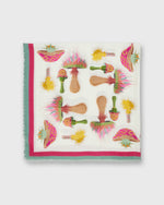 Load image into Gallery viewer, Square Scarf in Mushrooms