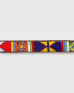 Load image into Gallery viewer, 1" African Fully Beaded Belt in Lakuru Multi