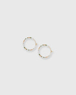 Load image into Gallery viewer, Ana Hoop Earrings in White