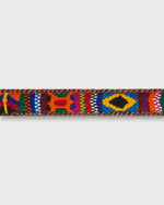Load image into Gallery viewer, 1.5" Hand-Loomed Belt in Blue/Pink/Orange Multi