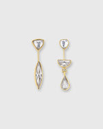 Load image into Gallery viewer, Detachable Victorian Drop Earrings in Silver