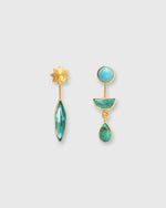Load image into Gallery viewer, Detachable Victorian Drop Earrings in Seafoam