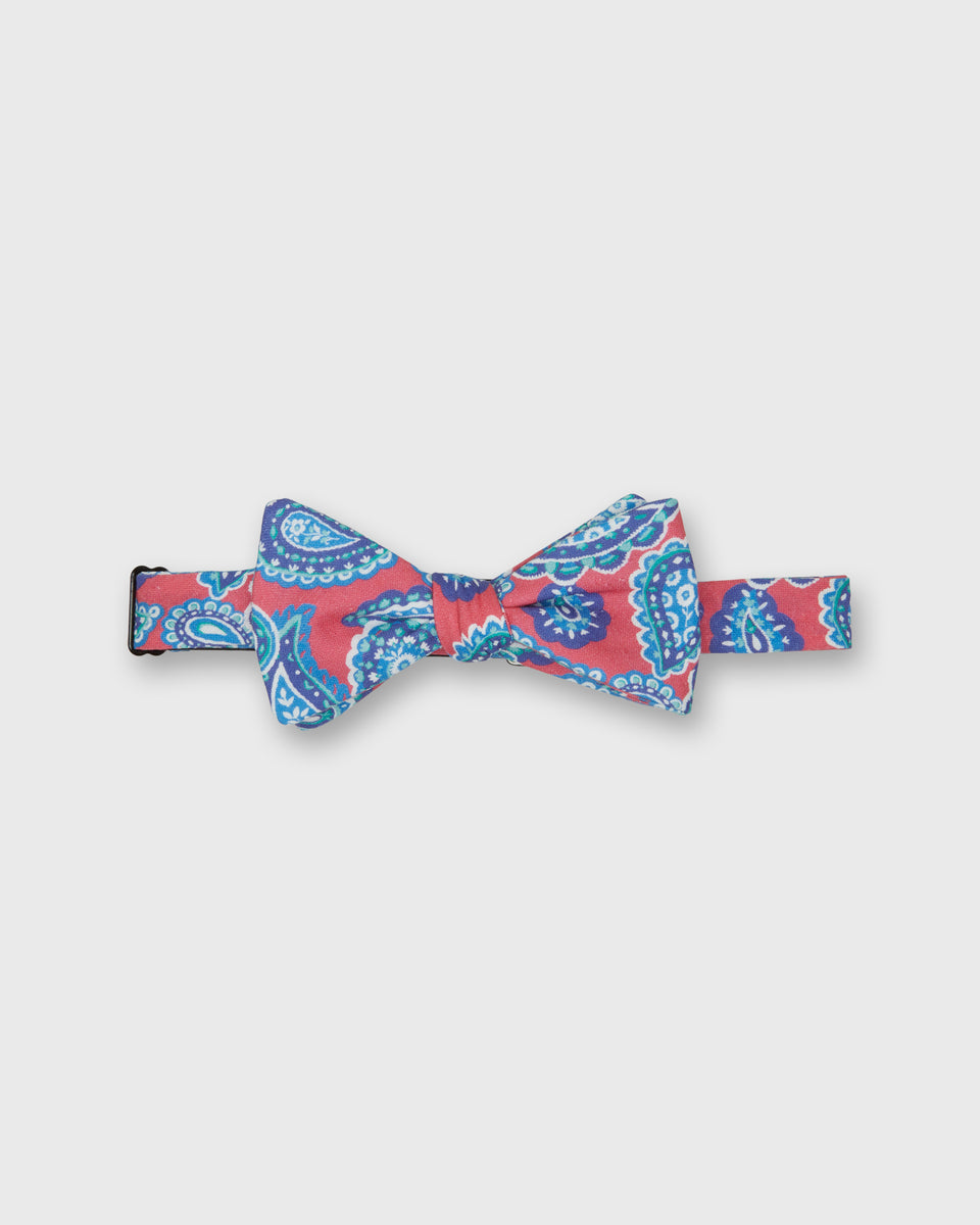 Cotton Bow Tie in Azalea Florentine Shop Sid Mashburn