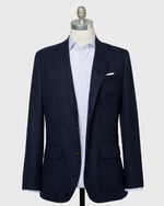 Load image into Gallery viewer, Ghost Blazer in Navy Cashmere Hopsack