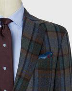Load image into Gallery viewer, Virgil No. 2 Jacket in Blue/Green/Merlot Blanket Plaid Tweed