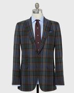 Load image into Gallery viewer, Virgil No. 2 Jacket in Blue/Green/Merlot Blanket Plaid Tweed