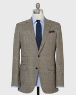Load image into Gallery viewer, Virgil No. 2 Jacket in Chocolate/Bone/Blue Glen Plaid Hopsack