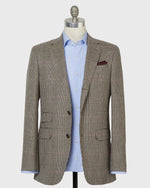 Load image into Gallery viewer, Virgil No. 2 Jacket in Chocolate/Bone/Blue Glen Plaid Hopsack
