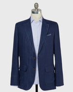 Load image into Gallery viewer, Ghost Blazer in Blue Herringbone
