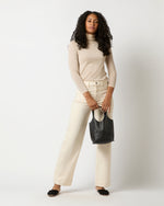 Load image into Gallery viewer, Paola Bucket Bag in Black Leather