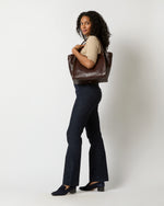 Load image into Gallery viewer, Zoe Tote in Dark Brown Leather
