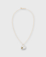 Load image into Gallery viewer, Leap of Faith Pendant Necklace in Pearl/Diamond/Tzavorite