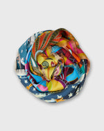Load image into Gallery viewer, Reversible Four Square Scarf in Multi Print