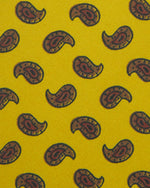 Load image into Gallery viewer, Silk Print Tie in Straw/Brown/Red Paisley