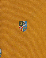 Load image into Gallery viewer, Silk Club Tie in Scotch/Gold Crest