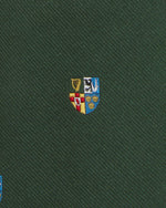 Load image into Gallery viewer, Silk Club Tie in Hunter/Gold Crest
