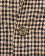 Load image into Gallery viewer, Ghost Blazer in Chocolate/Sand Check Hopsack