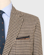 Load image into Gallery viewer, Ghost Blazer in Chocolate/Sand Check Hopsack