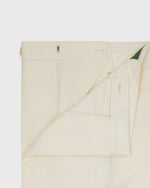 Load image into Gallery viewer, Side-Tab Dress Trouser in Ivory Canvas