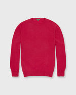 Load image into Gallery viewer, Crewneck Sweater in Berry Cotton