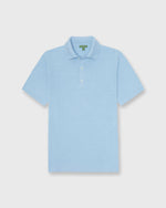 Load image into Gallery viewer, Rally Polo Sweater in Light Blue Cotton