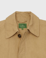 Load image into Gallery viewer, Traveler's Trench in Khaki Dry Waxed Poplin