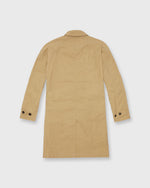 Load image into Gallery viewer, Traveler's Trench in Khaki Dry Waxed Poplin