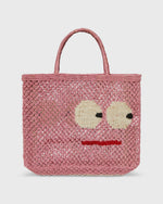 Load image into Gallery viewer, Small Big Eyes Tote in Berry