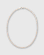 Load image into Gallery viewer, Tiny Beaded 14K Gold Necklace in White Opal