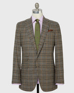 Load image into Gallery viewer, Virgil No. 2 Jacket in Oat/Sage/Blue Check Tweed