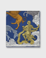 Load image into Gallery viewer, Astrologie Square Scarf in Duck Blue