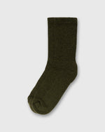 Load image into Gallery viewer, Supermerino Crew Socks in Olive